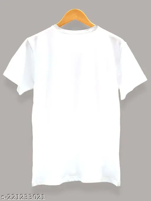 Brahma Baba Photo Polyester T-Shirt [India]. Printed tee with short sleeves, suitable for both men and women in sizes XS-XXL