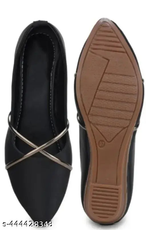 Synthetic ballerinas - trendy, comfortable flat shoes for women (IND-3, IND-4, IND-5, IND-6, IND-7, IND-8)