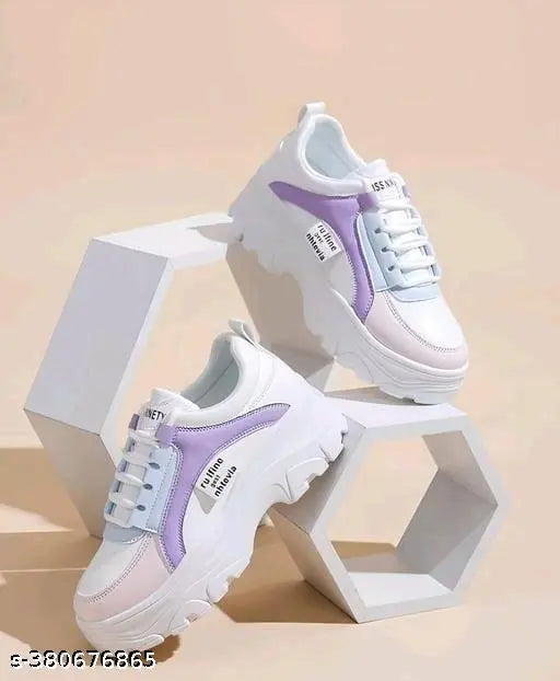 Colorblocked mesh and rubber kids/women's party shoes, ideal for college or casual wear, originating from India