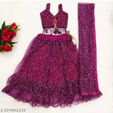 Trendy kids net lehenga choli set, marble print with duppatta, Indian traditional outfit for 2-11 year-olds