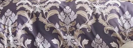 Light Purple Microfiber Double King Floral Bedsheet Set with 2 Pillow Covers, 108 x 108 inches & 50 x 70 inches, ideal for summer, machine washable