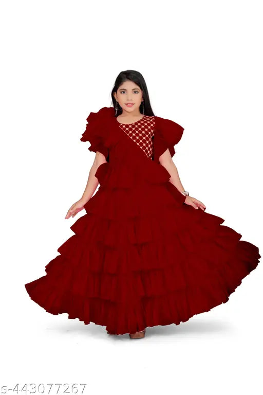 STAR70 Kids multi-season net dresses, short sleeves, solid pattern, various sizes from 5-16 years