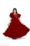 STAR70 Kids multi-season net dresses, short sleeves, solid pattern, various sizes from 5-16 years