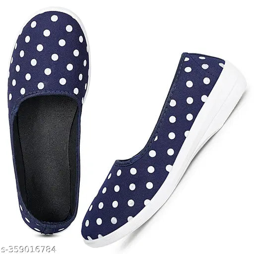 Synthetic printed ballerinas from AKT's latest collection for women and girls, comfortable and fashionable, slip-on design, ideal for all occasions