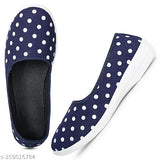 Synthetic printed ballerinas from AKT's latest collection for women and girls, comfortable and fashionable, slip-on design, ideal for all occasions