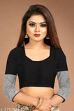 soft rimzim chiffon saree and unstitched blouse, printed pattern, perfect for parties/traditional wear, free size, Indian origin (saree length 5.5m, blouse length 0.8m)