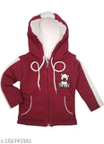 Baby Stylish Cotton Unisex Full Sleeve Winter Hooded Jacket/reversible Jackets for Toddler Girls & Boys