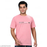 Pink 100 cotton half sleeve t-shirt, pack of 3, round neck, men's t-shirt