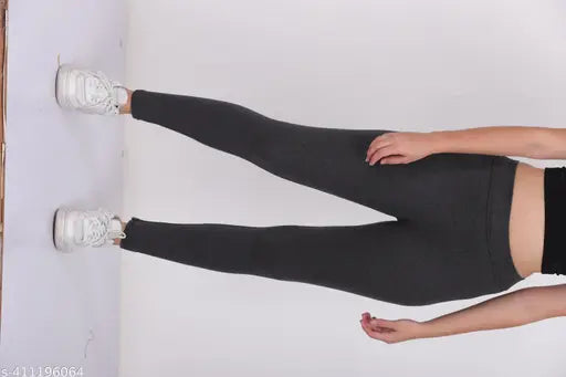 Black Dark Ice Blue Lycra ladies plain pocket jeggings, comfortable and stylish fitness wear