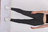 ladies plain pocket Black /Dark ice Blue