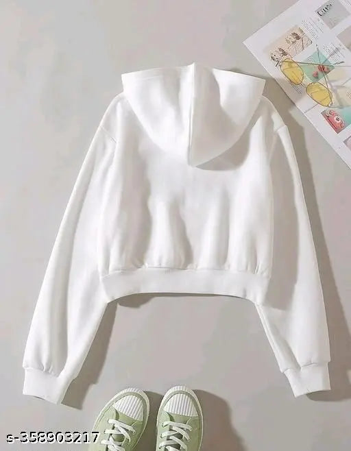 Fleece fancy sensational women's & girls jacket, solid-colored long sleeve, S-XL sizes available