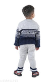 Woolen striped winter sweaters for kids (9-5 years), warm woolen wear for boys and girls