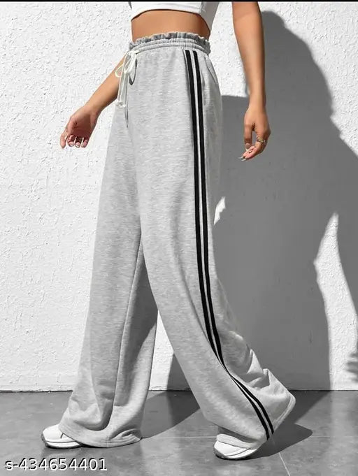 Trendy black striped cotton jogger pants, solid pattern, available in various sizes (S-XXL), India origin