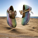 Peach mesh robot belly shoes, PVC soles, various sizes for toddlers and kids (12M - 9Y), India origin