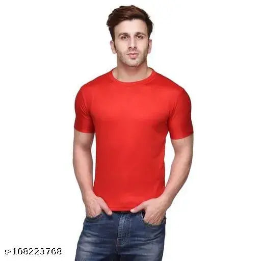 Nylon men's XL/L/M regular fit short sleeve t-shirt - Indian made apparel