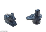 Marble Small Nandi Pindi, Indian Shivling, intricately carved marble statue