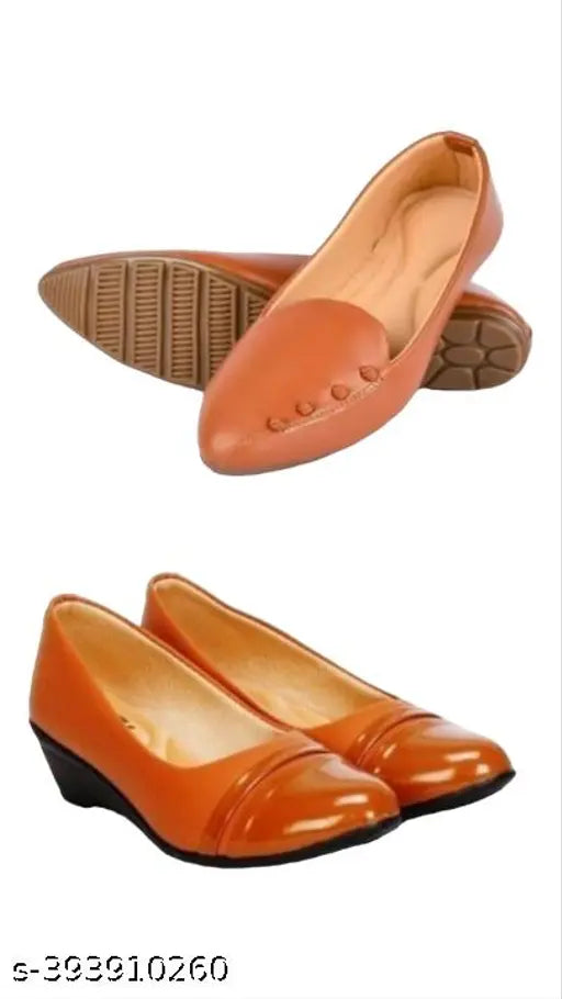 Synthetic Shakti sandals, comfortable ethnic bellies for women & girls (PACK OF 2), Indian origin with sexy design and various colors