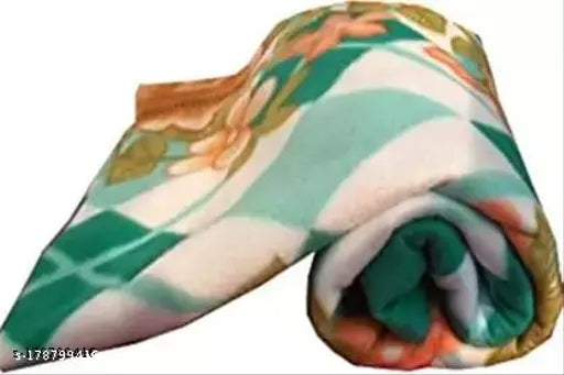 Royal Home floral fleece single blanket pack of 5 - Super soft, vibrant, multipurpose blankets for any age group, ideal for winter warmth and machine washable
