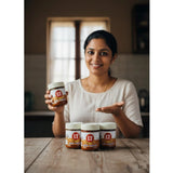 Pack of_5 100GM LT Garlic Pickle Traditional Digestive Side Dish (Red)