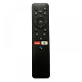 Black infrared remote No. 1050 with YouTube function for Micromax Smart TV, long-range ergonomic design
