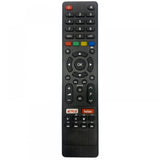 Black infrared remote No.1082 for Sansui Smart TV LCD/LED, compatible and exactly same as original, long-range ergonomic design