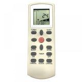 White infrared remote compatible with Daikin AC No. 146 (No Backlight), functional replacement for original remote, long-range operation from any room corner