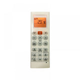 White infrared remote compatible with LG AC Remote No. 36J (with Backlight), long-range device control from sofa or bed
