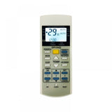 White infrared remote (No. 29D with backlight), compatible for Panasonic AC remote control, ergonomic design, long-distance range of up to 30 feet