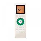 White infrared remote No. 233 (with backlight), compatible for Lloyd AC remote control, long-distance operation up to 30 feet