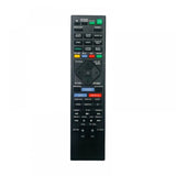Black infrared remote compatible with Sony AV Home Theatre System, long-range ergonomic design for comfortable use from any room corner