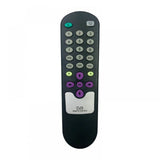 Black infrared remote No. 1251 for DVB Free Dish Set Top Box, compatible and long-range (30 feet) with ergonomic design