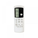 White infrared remote compatible with Amazon Basics AC Remote No. 210C (No Backlight), long-range control for living room appliances