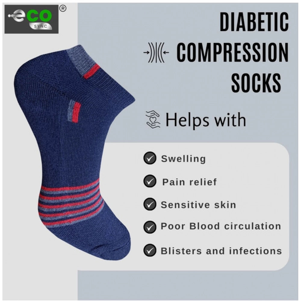 Multicolor unisex casual cotton printed low cut socks: Navy blue, light grey, black - versatile footwear for everyday wear