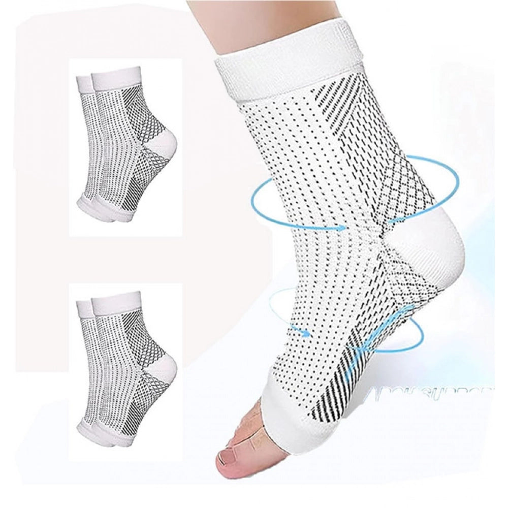 Multicolor unisex casual cotton printed ankle length support socks for everyday wear