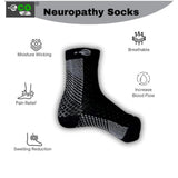 Multicolor unisex printed cotton ankle-length support socks for casual wear, black design on low cut feet