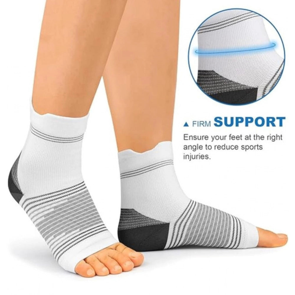 Multicolor unisex cotton printed ankle length support socks, casual style for versatile comfort