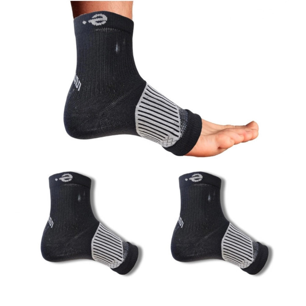 3_Pair Set Unisex Casual Cotton Printed Ankle Length Support Socks (Multicolor)