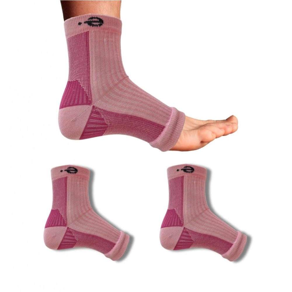 Multicolor unisex casual cotton printed ankle length support socks for men & women, vibrant pattern on display