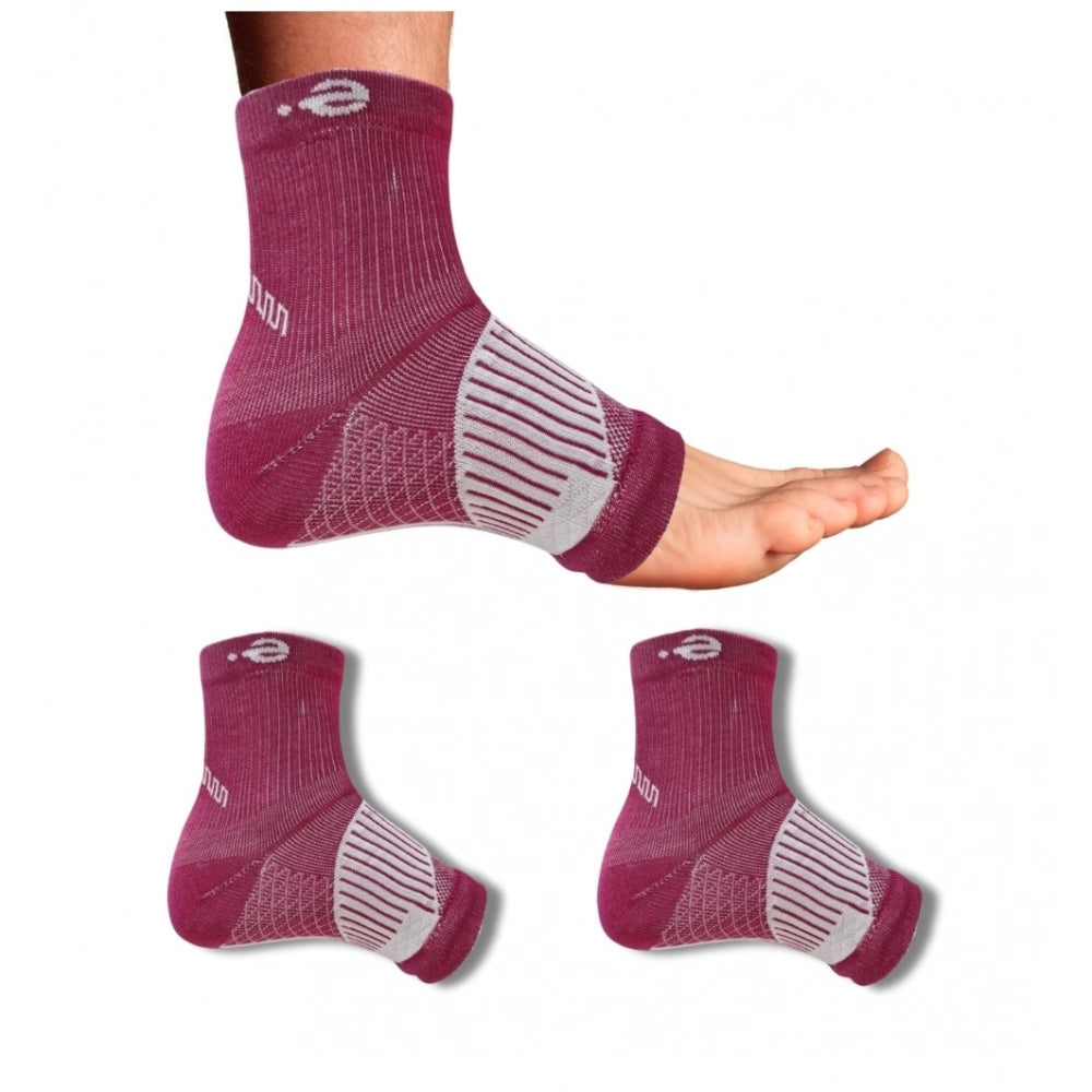 Multicolor unisex casual cotton printed ankle-length support socks with varied shades, low cut design