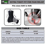 Multicolor unisex cotton printed ankle-length support socks for casual wear (black color)