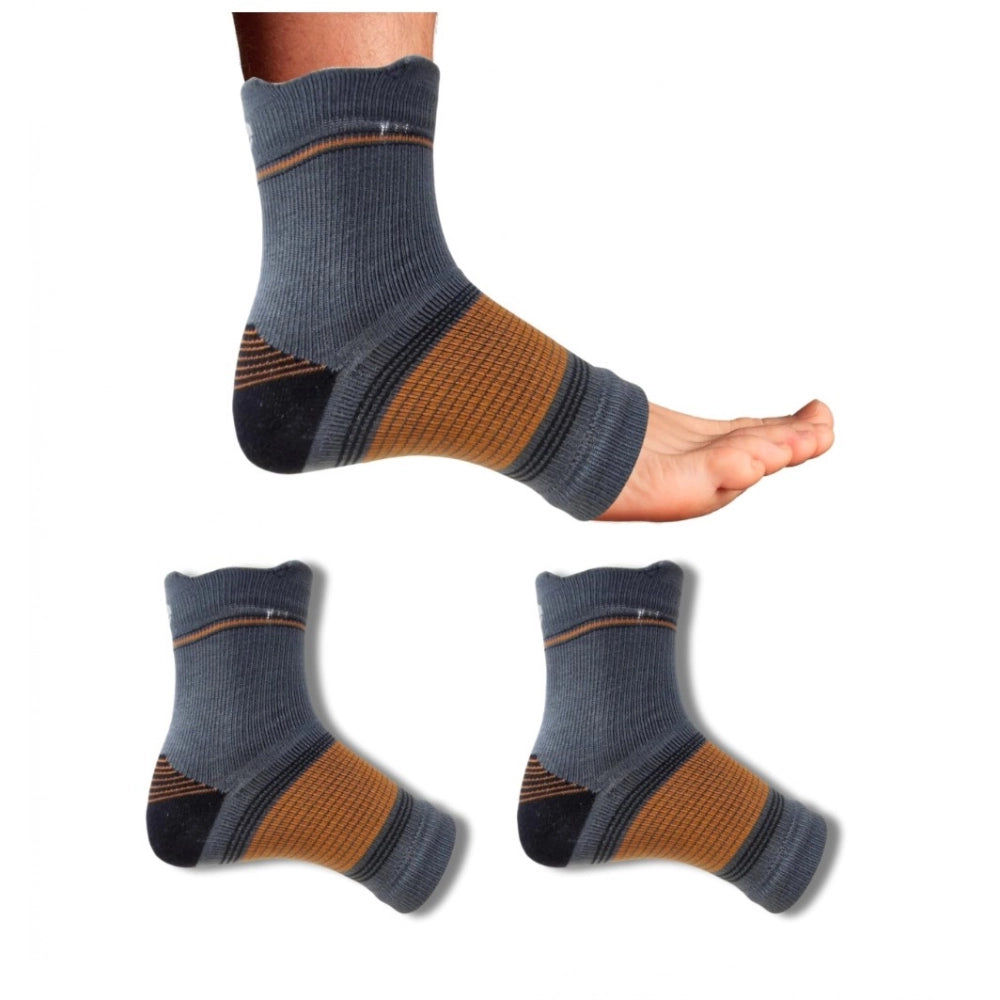 Multicolor unisex casual cotton printed ankle length support socks, low cut style for comfortable everyday wear