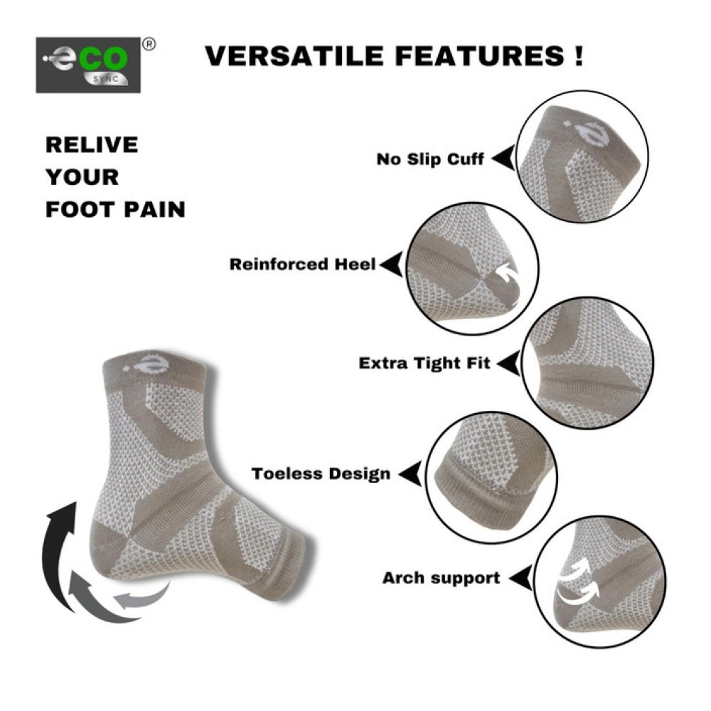 Multicolor unisex printed cotton ankle length support socks, skin-white low cut style for casual wear