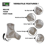 Multicolor unisex printed cotton ankle length support socks, skin-white low cut style for casual wear