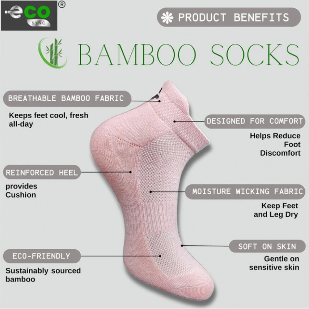 Multicolor unisex casual cotton ankle-length socks: light peach, olive, black, off white (patterned)