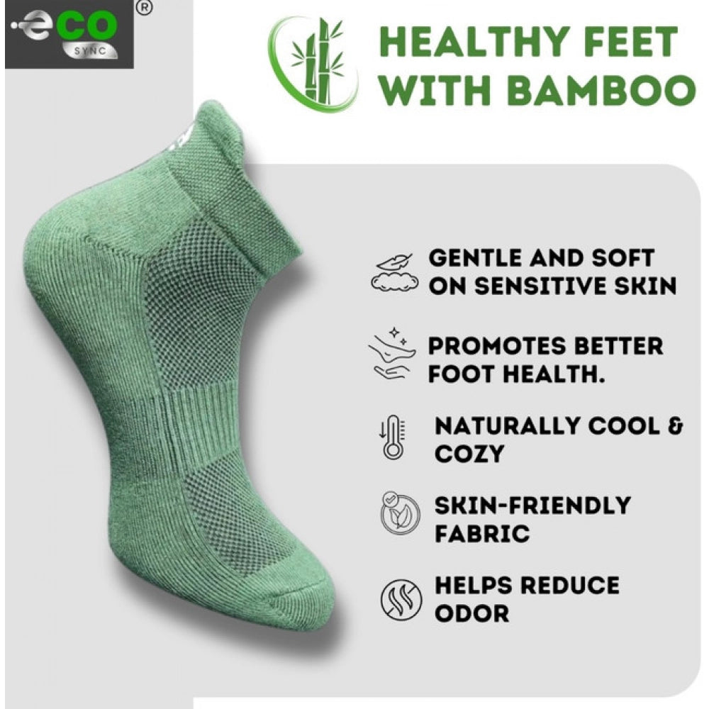 Multicolor unisex casual cotton ankle socks: dark grey, olive, sky blue, off white - versatile footwear for everyday wear