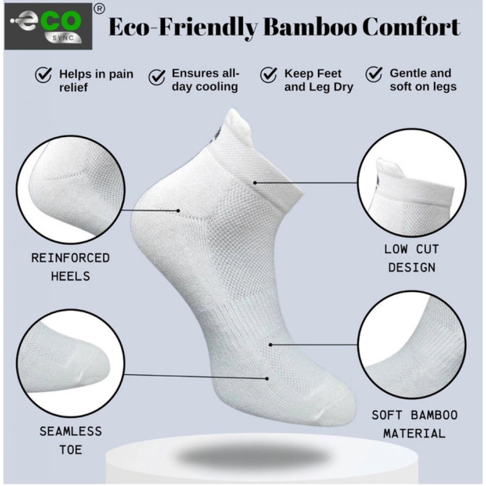Multicolor unisex casual cotton ankle socks: Navy blue, olive, off white - fun printed design for everyday wear