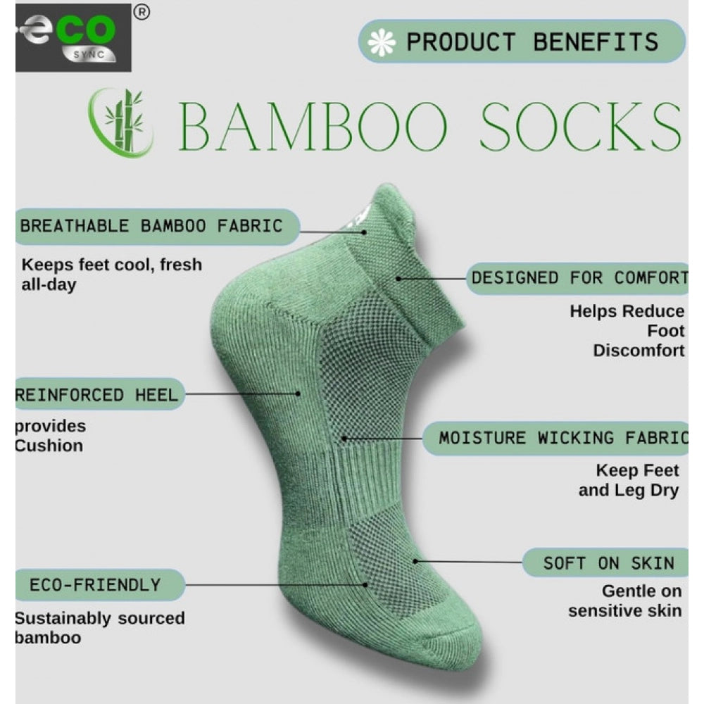 Multicolor unisex casual cotton ankle-length socks with olive, black, dark grey, off white patterns