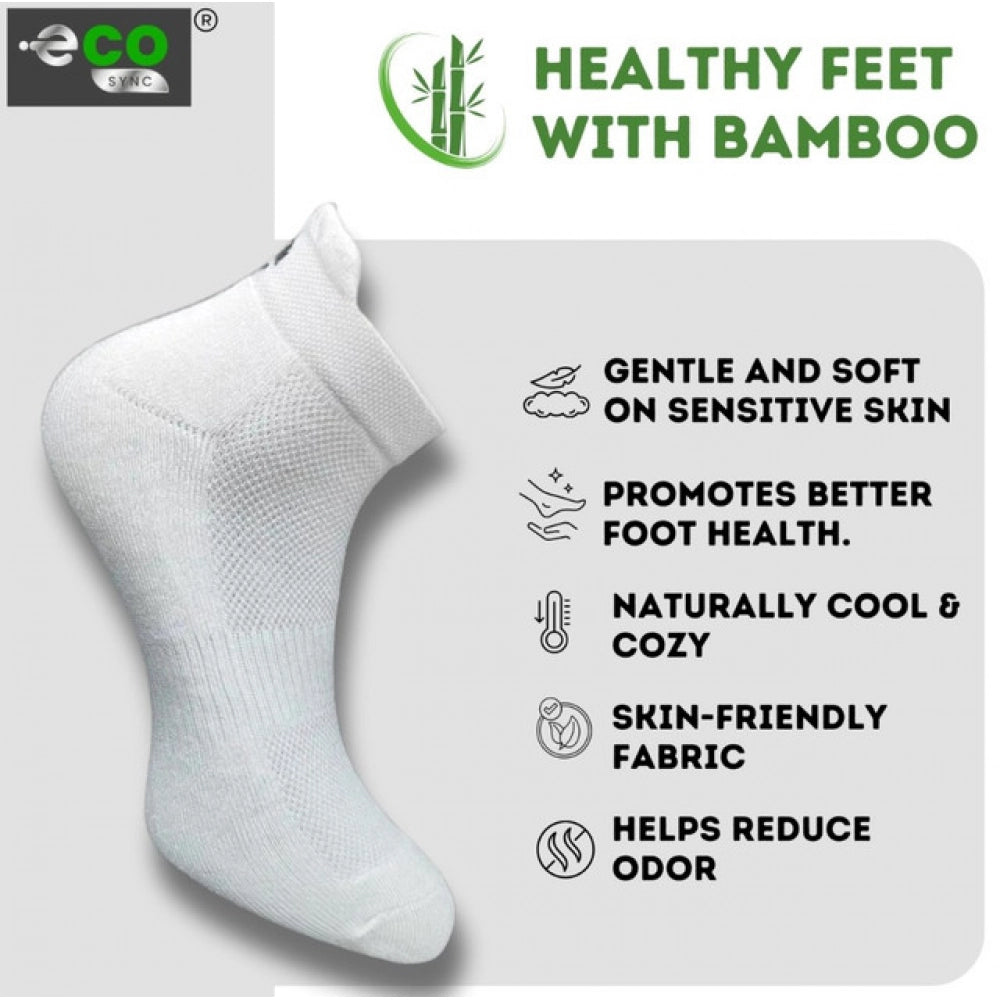 Multicolor unisex casual cotton ankle socks with light grey, off white, light grey, sky blue patterns