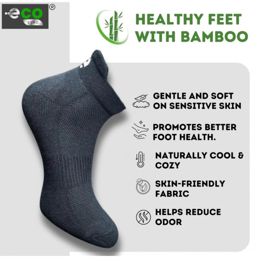 Multicolor unisex casual cotton printed ankle socks - off white, black, navy blue