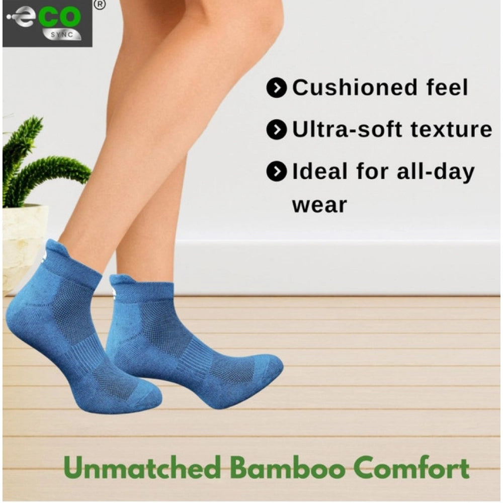 Multicolor unisex cotton printed ankle length socks: off white, black, navy blue, material: cotton, length type: ankle length, gender: unisex (actual product color may vary)